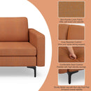3-Seat Sectional Sofa Couch with Armrest Magazine Pocket and Metal Leg by LJGDeals