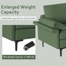 Large 3-Seat Sofa Sectional with Metal Legs for 3-4 people by LJGDeals