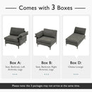 Extra Large Modular L-shaped Sectional Sofa with Reversible Chaise for 4-5 People by LJGDeals