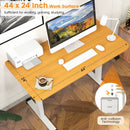 Electric Standing Desk Adjustable Stand up Computer Desk Anti-collision by LJGDeals