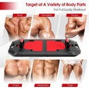 Push up Board Set Folding Push up Stand with Elastic String Pilate Bar Bag-Black by LJGDeals