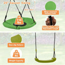 7-in-1 Stable A-shaped Outdoor Swing Set for Backyard by LJGDeals