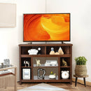 Modern Corner TV Stand with Adjustable Shelves for TVs up to 48 Inch by LJGDeals