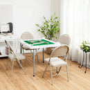 4-Player Mahjong Game Table with Iron Frame by LJGDeals