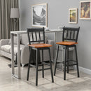 30.5 Inches Set of 2 Swivel Bar Stools with 360¬∞ Swiveling