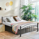Modern Platform Bed with Headboard and Footboard by DirectDeals
