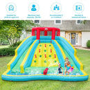 Double Side Inflatable Water Slide Park with Climbing Wall for Outdoor Without Blower by LJGDeals