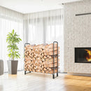4 Feet/5 Feet/6 Feet/8 Feet Firewood Storage Log Rack by LJGDeals