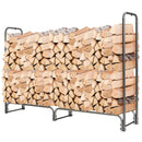 4 Feet/5 Feet/6 Feet/8 Feet Firewood Storage Log Rack by DirectDeals