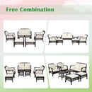 7 Pieces Outdoor Patio Furniture Set with Waterproof Cover by LJGDeals
