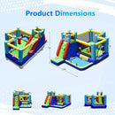 Inflatable Bounce House with 735W Blower by LJGDeals