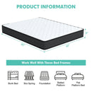 8 Inch Breathable Memory Foam Bed Mattress Medium Firm for Pressure Relieve by LJGDeals