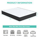 8 Inch Breathable Memory Foam Bed Mattress Medium Firm for Pressure Relieve by LJGDeals