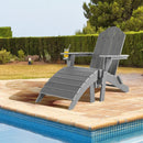 Adirondack Folding Ottoman with All Weather HDPE by LJGDeals