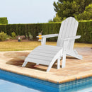 Adirondack Folding Ottoman with All Weather HDPE by LJGDeals