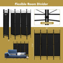 6 Feet 4-Panel Folding Freestanding Room Divider by LJGDeals