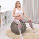 Yoga Sitting Ball with Felt Cover and Air Pump by LJGDeals