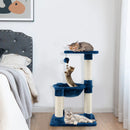 Multi-level Cat Tree with Scratching Posts and Cat Hammock by LJGDeals