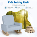Kids Rocking Chair with Solid Wood Legs by LJGDeals