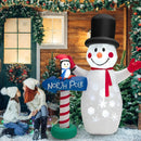 6 Feet Inflatable Christmas Decoration with Built-in Snowflake Projector by LJGDeals