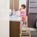 2-in-1 Multifunctional Toddler Step Stool with Safety Rail by LJGDeals