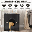 Cat Litter Box Enclosure with Flip Magnetic Half Door by LJGDeals
