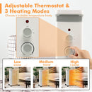 1500W Portable Oil Filled Radiator Heater with 3 Heat Settings by DirectDeals