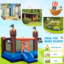 Pirate-Themed Inflatable Bounce Castle with Large Jumping Area and 735W Blower by LJGDeals