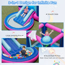 3-in-1 Inflatable Space-themed Bounce House with 480W Blower