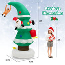 8 Feet Inflatable Christmas Tree with Santa Claus by DirectDeals