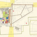 Vintage Map of Stead Air Force Base, 1952