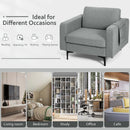 Modern Accent Armchair with Side Storage Pocket by LJGDeals