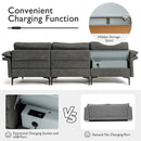 Extra Large Modular L-shaped Sectional Sofa with Reversible Chaise for 4-5 People by LJGDeals