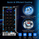 15 Inch 30-Bottle Wine Cooler with Temperature Memory by LJGDeals
