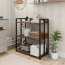 3/5-Tier Industrial Bookshelf Storage Shelf Display Rack with Adjustable Shelves by LJGDeals