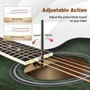 41 Inch Full Size Cutaway Acoustic Guitar Set for Beginner by LJGDeals