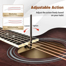 41 Inch Full Size Cutaway Acoustic Guitar Set for Beginner by LJGDeals