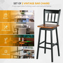 30.5 Inches Set of 2 Swivel Bar Stools with 360¬∞ Swiveling by LJGDeals