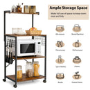 4-Tier Kitchen Baker’s Rack on Wheels by LJGDeals