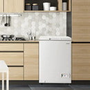 3.5/5 Cu.ft Compact Chest Freezer with Removable Storage Basket by LJGDeals