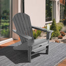 Patio HDPE Adirondack Chair with Retractable Ottoman by LJGDeals