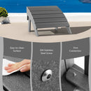 Adirondack Folding Ottoman with All Weather HDPE by LJGDeals