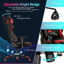 Gaming Chair Adjustable Swivel Computer Chair with Dynamic LED Lights by LJGDeals