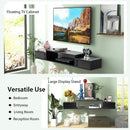 55 Inches Floating TV Stand with Power Outlet by LJGDeals