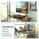 55 Inches Floating TV Stand with Power Outlet by LJGDeals