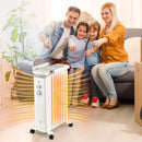 1500W Portable Oil Filled Radiator Heater with 3 Heat Settings by DirectDeals
