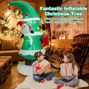 8 Feet Inflatable Christmas Tree with Santa Claus by LJGDeals