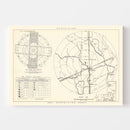 Vintage Map of the Stead Air Force Base Vicinity, 1952