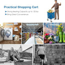 Folding Shopping Utility Cart with Water-Resistant Removable Canvas Bag by LJGDeals