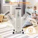 1500W Portable Oil Filled Radiator Heater with 3 Heat Settings by DirectDeals